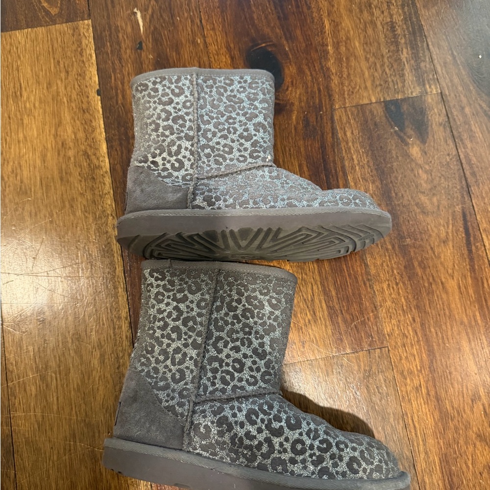 UGG Gray Textured Boots